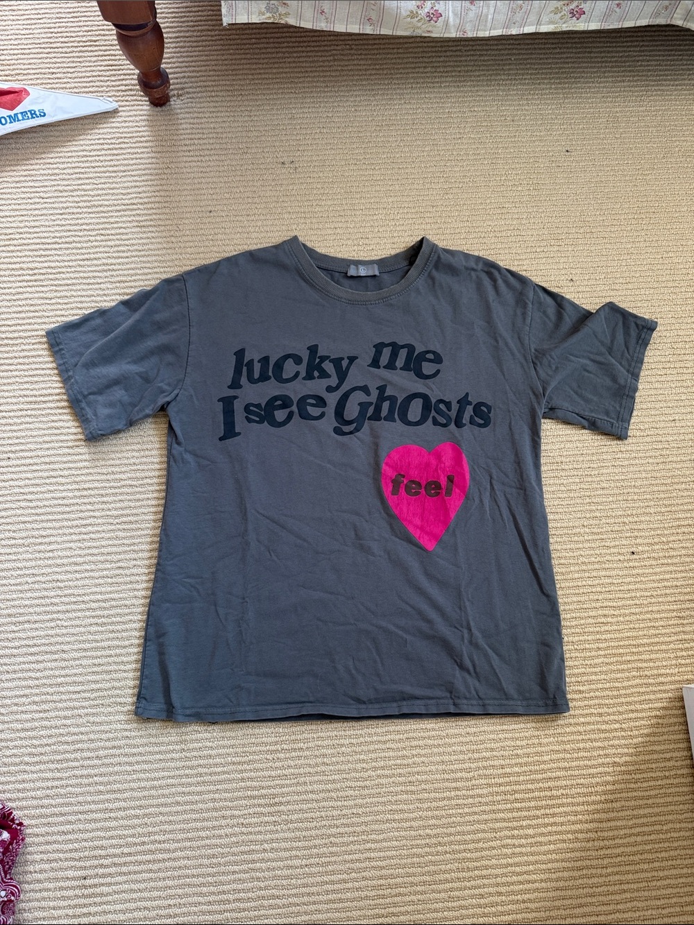 Kanye West Men’s Gray 'Lucky Me I See Ghosts' Tee with